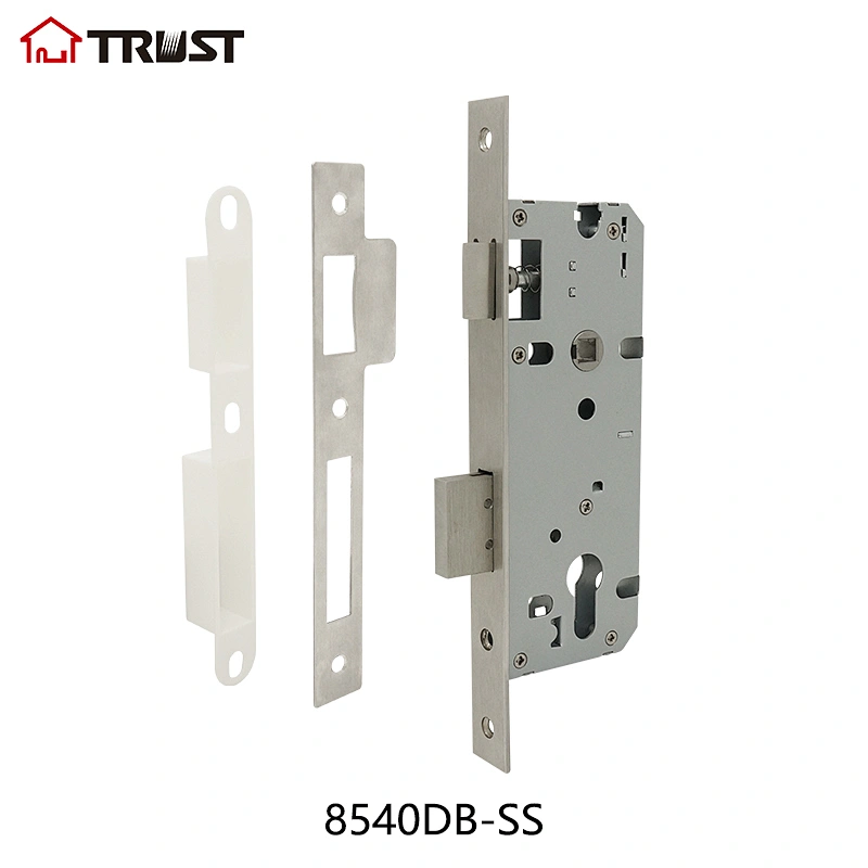 华信8540-DB-SS 304不锈钢插芯锁门锁防盗门标准木门通用锁体